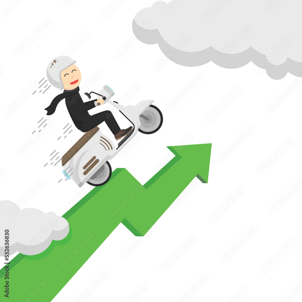 businessman speed up progress design businessman speed up progress design