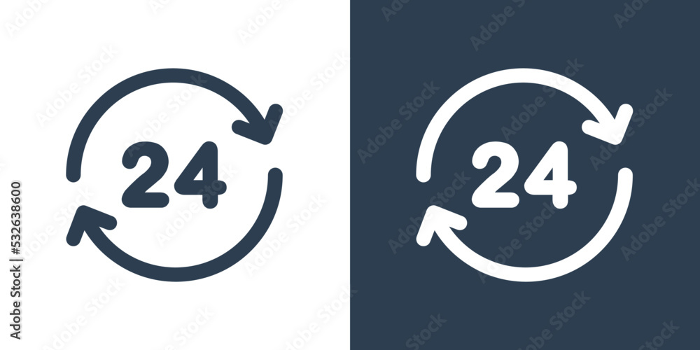 Hours icon vector Hours icon vector
