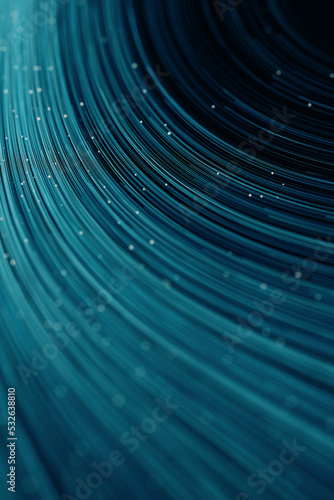 Abstract blue and light background. 