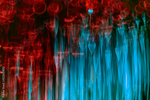 Fire and Water, glowing abstract image