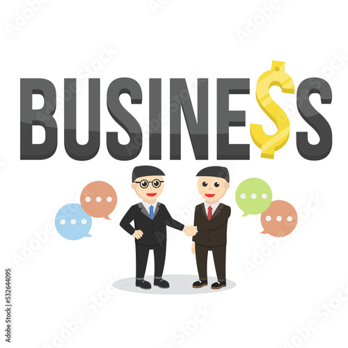 business design character on white background
