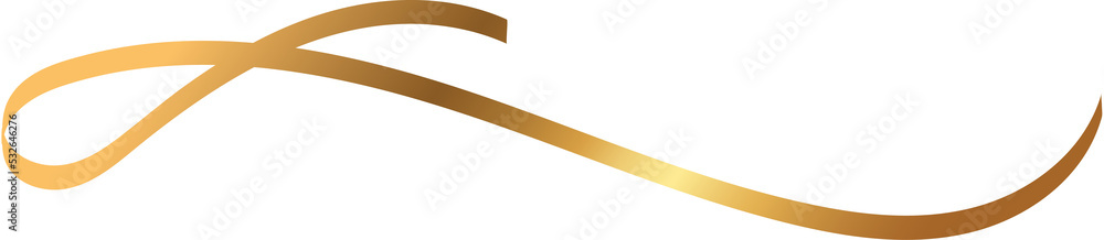 ribbon doodle line gold, sticker golden ribbon, confetti ribbon doodle line gold, sticker golden ribbon, confetti