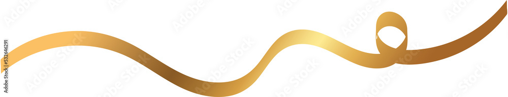 ribbon doodle line gold, sticker golden ribbon, confetti ribbon doodle line gold, sticker golden ribbon, confetti