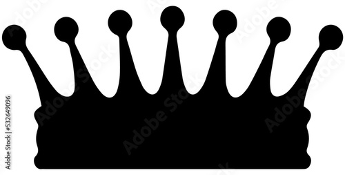 Hand drawn simple crown PNG image