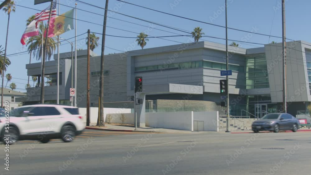 Day time exterior Police Station Law Enforcement Agency in New York