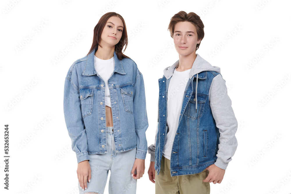 Obraz premium trendy denim style