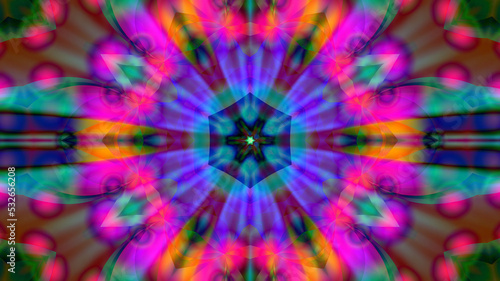 Abstract multicolored texture background kaleidoscope