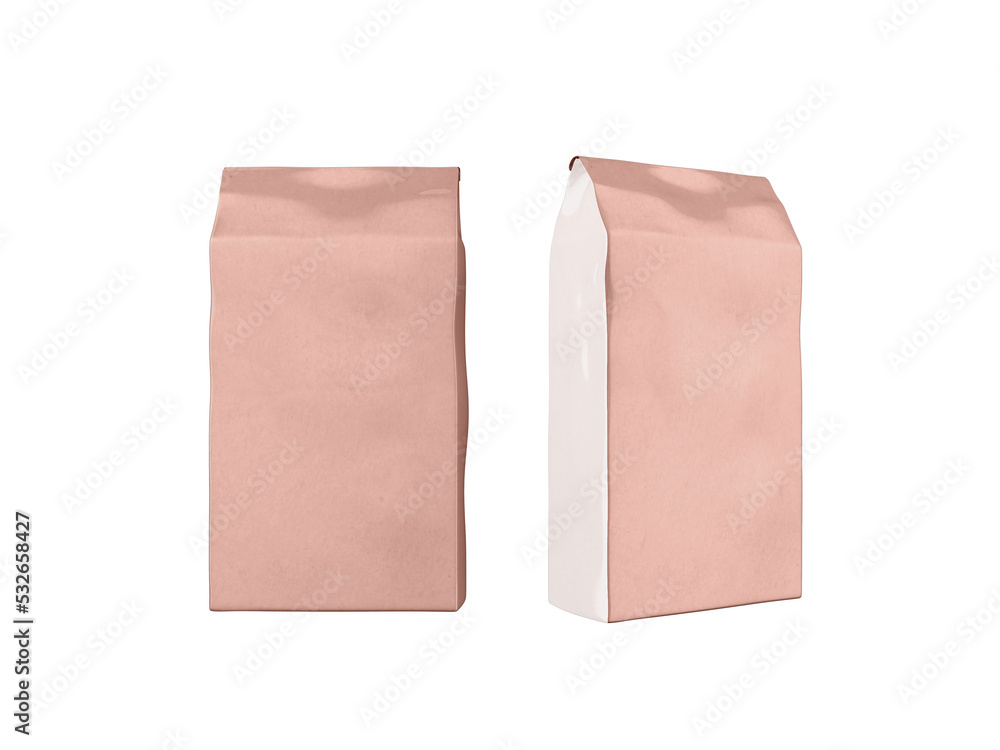 Fototapeta premium Transparent Kraft Paper Bag Image