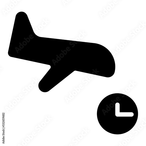 landing time icon