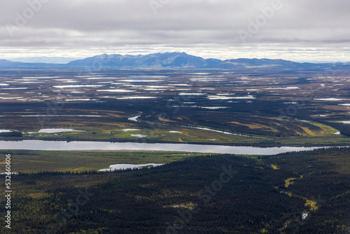 Beautiful landscape view of Kobuk Valley National Park in the arctic of Alaska, one of the least visited national parks in the United States.  © Patrick