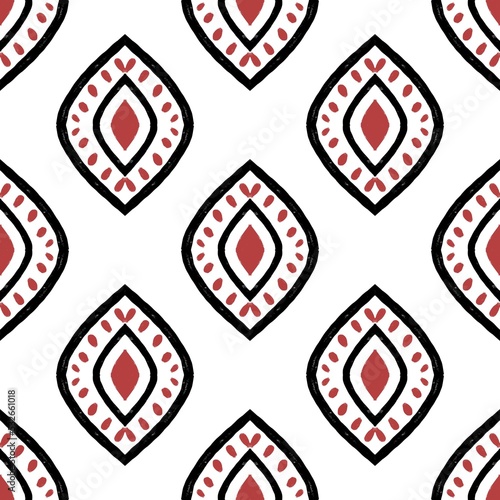 seamless pattern with hearts