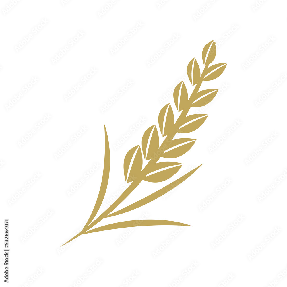 Wheat Logo template vector illustration design Wheat Logo template vector illustration design