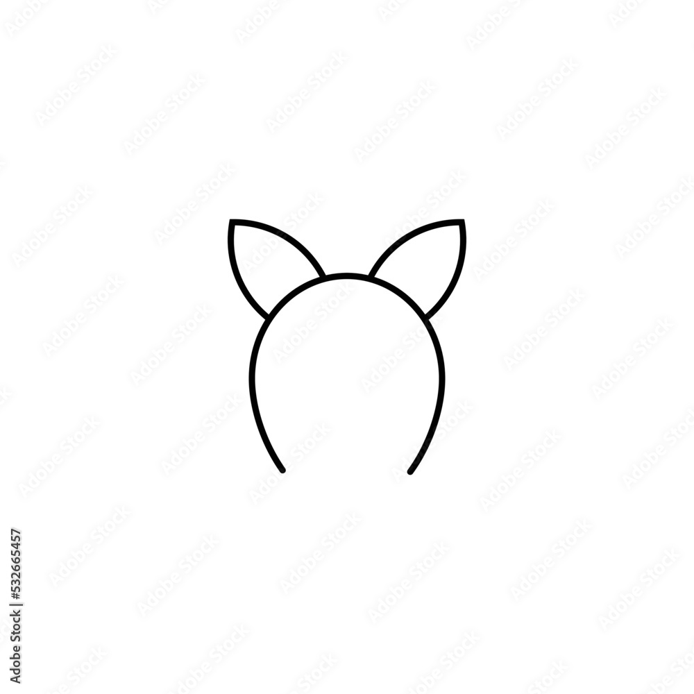 hair headband logo hair headband logo