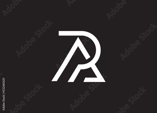 initial letter logo pa,logo template logo design