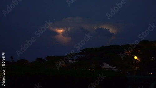 Thunderstrom Gewitter Blitz