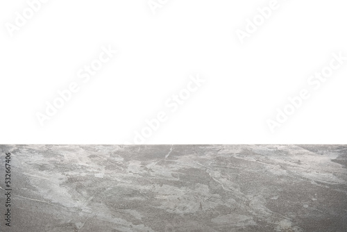 Dark stone surface against white background