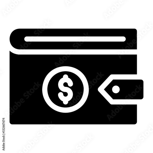 wallet glyph icon