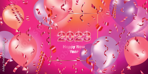 Happy New Year 2023 celebra...