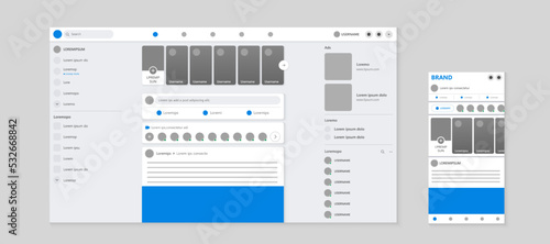 RWD social network template