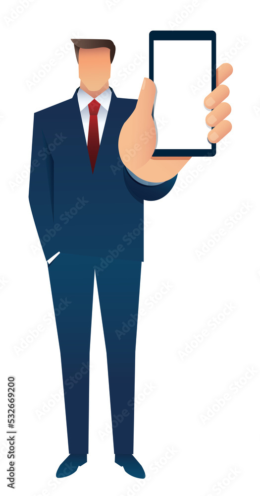 hand holding out hand to show blank smartphone screen hand holding out hand to show blank smartphone screen