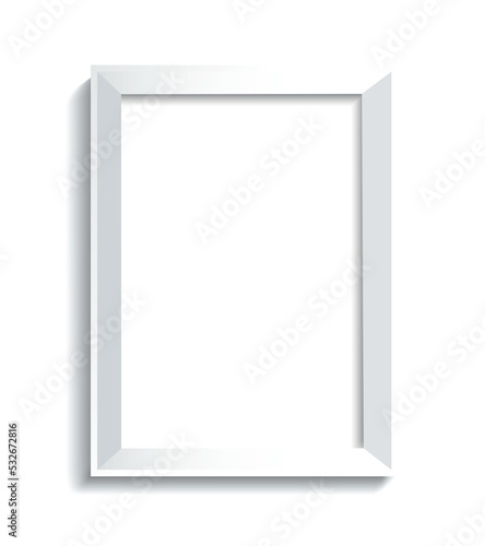 isolated picture frame