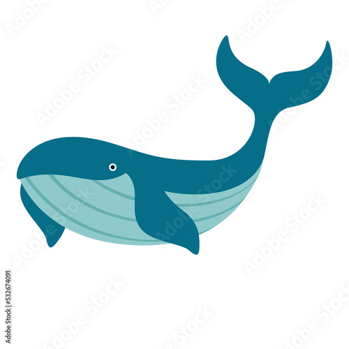 Cartoon Drawing Of A Whale