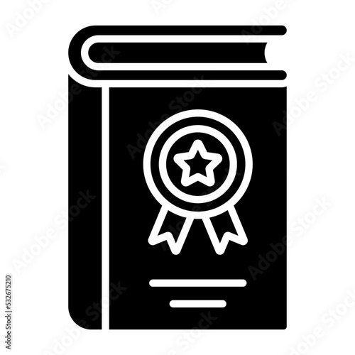 Literary Award Icon Style