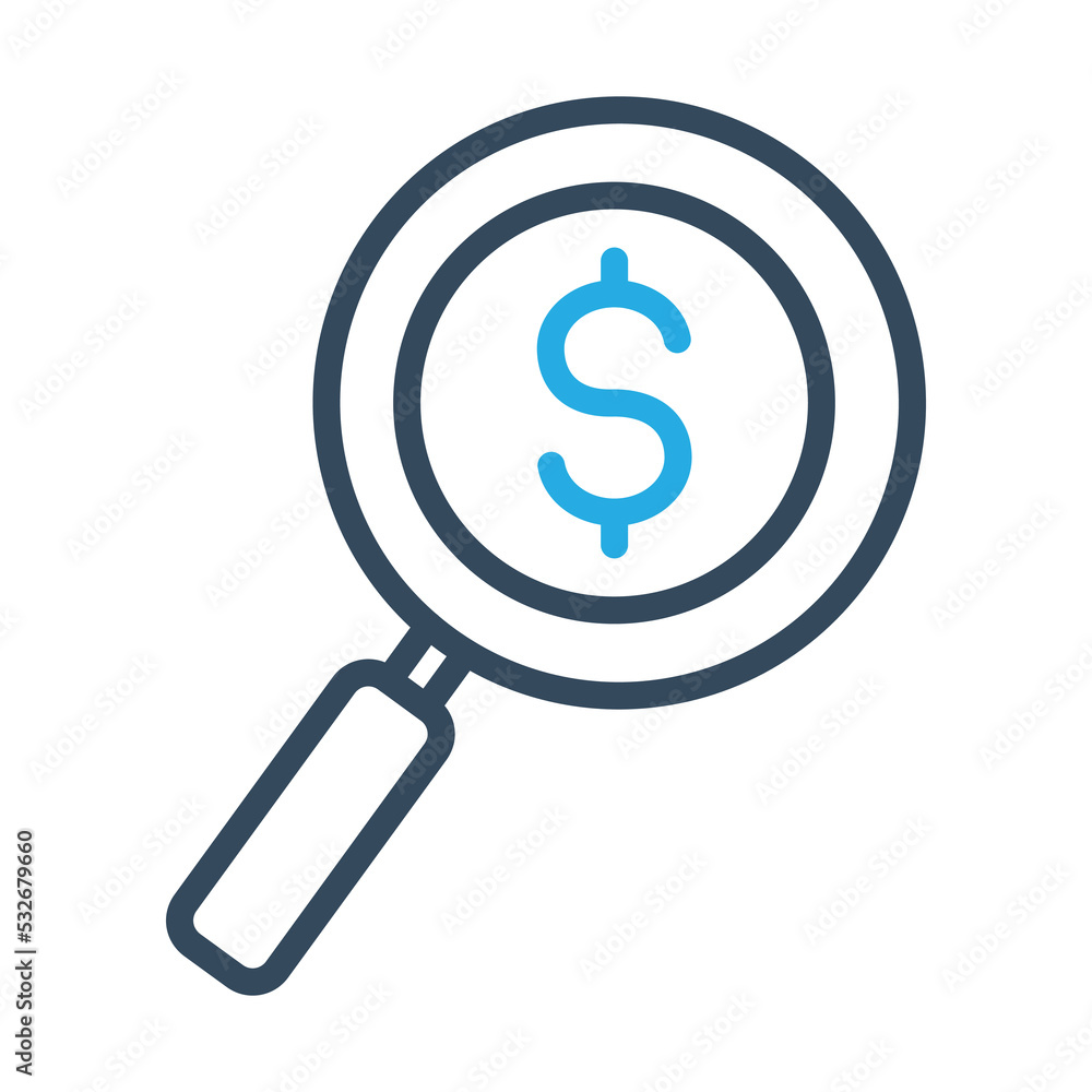 Dollar search Vector Icon which is suitable for commercial work and easily modify or edit it
Dollar search Vector Icon which is suitable for commercial work and easily modify or edit it