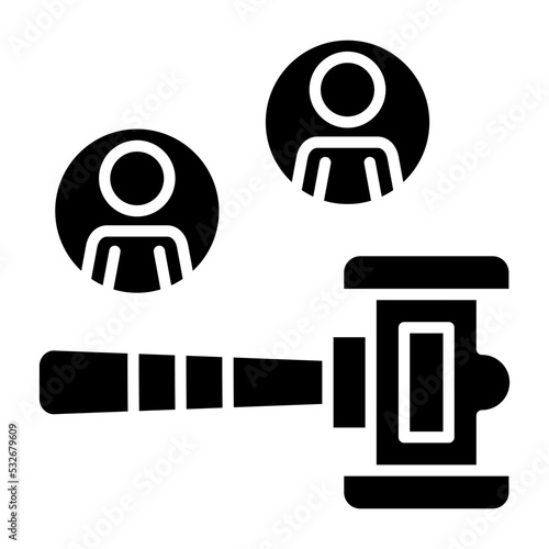 Public Auction Icon Style