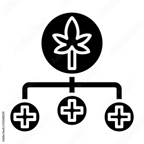 Cbd Benefits Icon Style