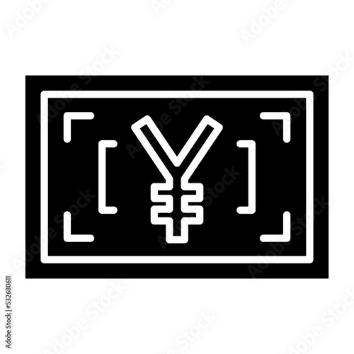 Japanese Yen Icon Style