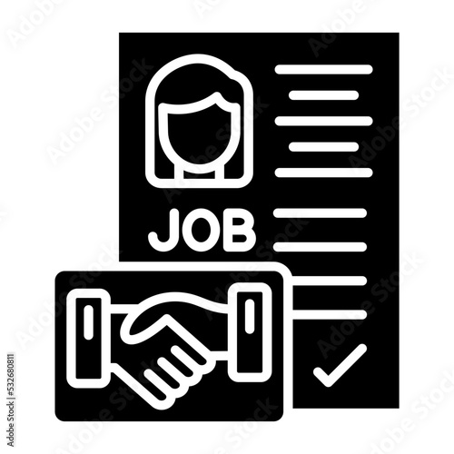 Employment Contract Icon Style