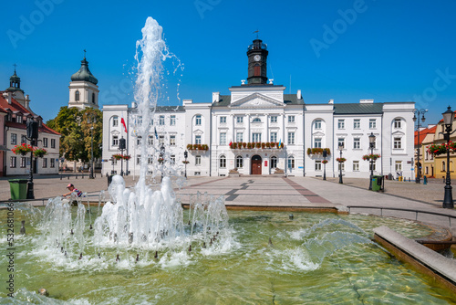 Town hall in Plock, Masovian Voivodeship, Poland
