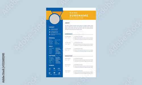 Elegant Curriculum Vitae Layout