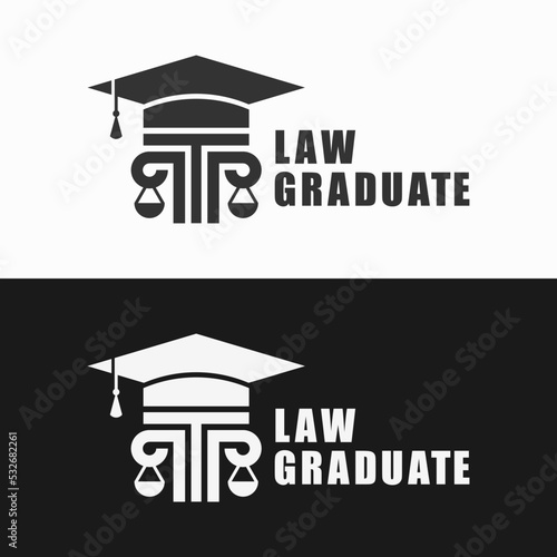 Law graduate logo