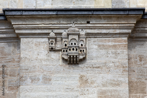 Ayazma Mosque. Birdhouse detail from outside the mosque, Istanbul Province, Uskudar District photo