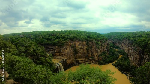 Rajdari Devdari Waterfalls is situated in Chandauli, 60 kms from Varanasi. The beautiful waterfalls are a popular picnic spot among the city dwellers. photo