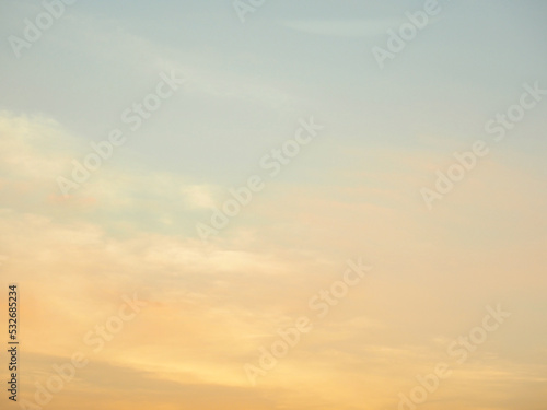 sunrise or sunset sky for background. © pkanchana