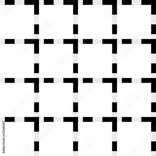 Seamless vector pattern modern textures repeating geometric tiles with squares stripes in mono chrome black white grey shade