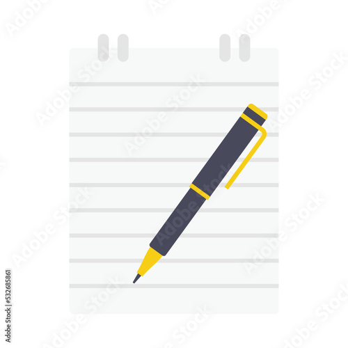 Contract agreement Vector Icon which is suitable for commercial work and easily modify or edit it