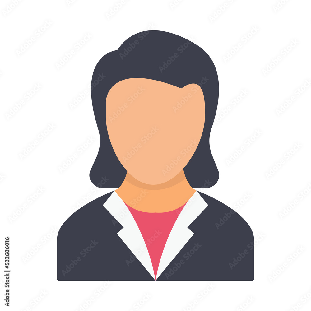Female Avatar Vector Icon which is suitable for commercial work and easily modify or edit it
Female Avatar Vector Icon which is suitable for commercial work and easily modify or edit it