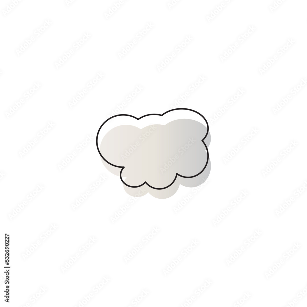 Bubble blobs icon design illustration Bubble blobs icon design illustration