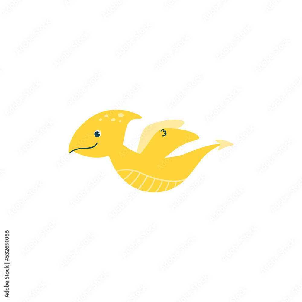 Fototapeta premium Cute dinosaur character
