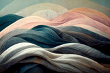Wavy texture design with pastel colors