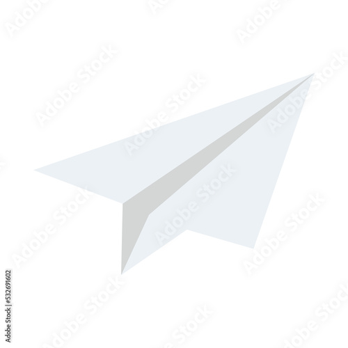 Paper Plane Vector Icon which is suitable for commercial work and easily modify or edit it

