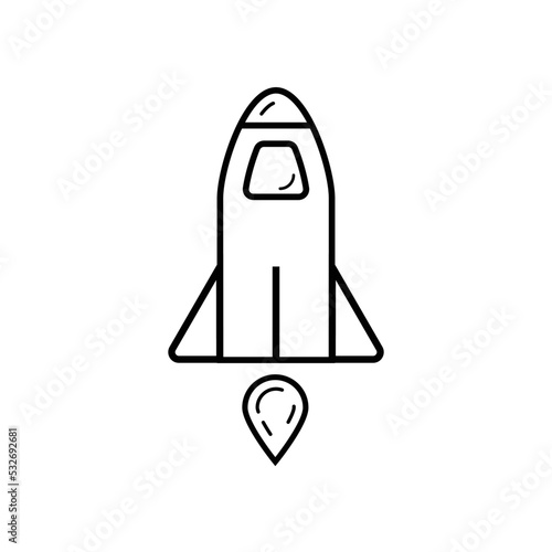 illustration of rocket