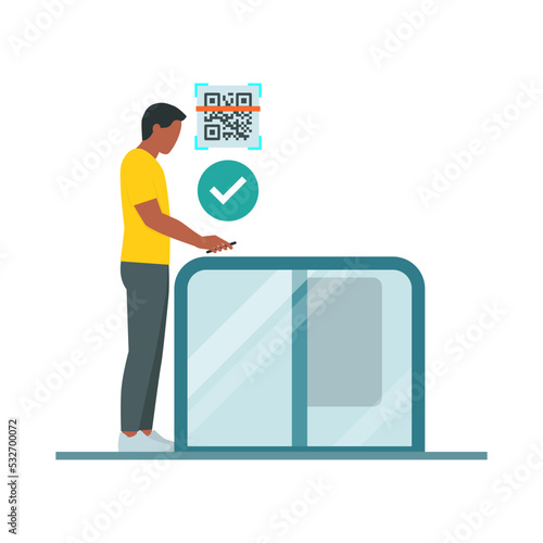 QR codes and access control