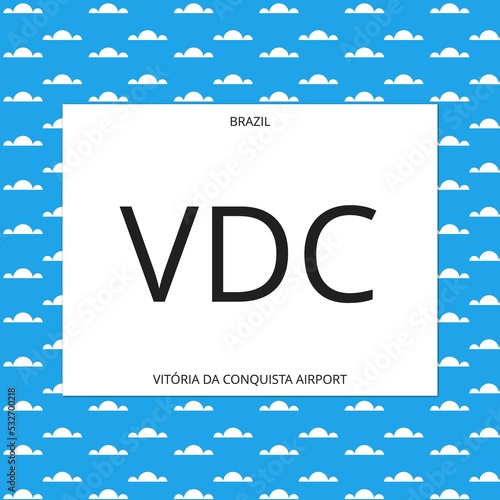 Vitória da Conquista Airport: The airport of the city of Vitória Da Conquista in Brazil photo