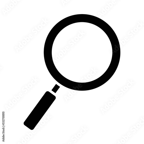 Magnifier Vector Icon which is suitable for commercial work and easily modify or edit it