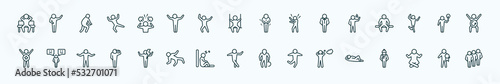 special lineal feelings icons set. outline icons such as satisfied human, pissed human, hungry human, blah inspired emotional energized funny stressed relaxed special line icons.